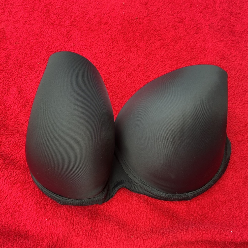 Victoria's Secret PINK Push-Up Bra Women 36D Black Good Multi-Way Strapless